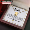 💌 Halsband med "Kärleksbrev" + GRATIS presentask