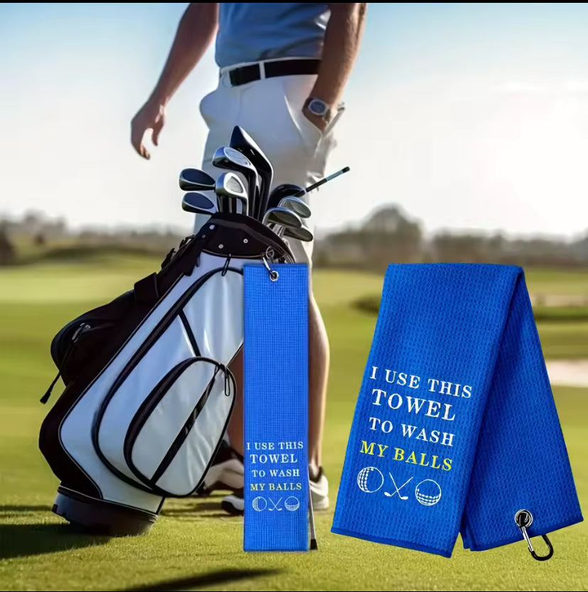 Serviette de Golf Brodée Fun
