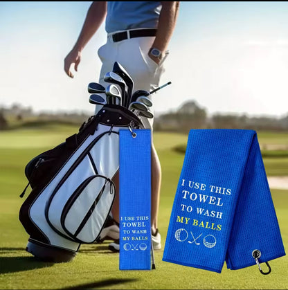 Serviette de Golf Brodée Fun