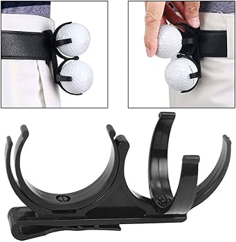 Support de Balle de Golf avec Clip de Ceinture