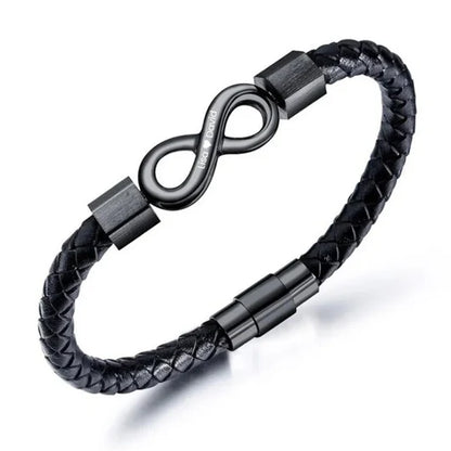 💕 « To My Man » Bracelet Infini Personnalisé 💕