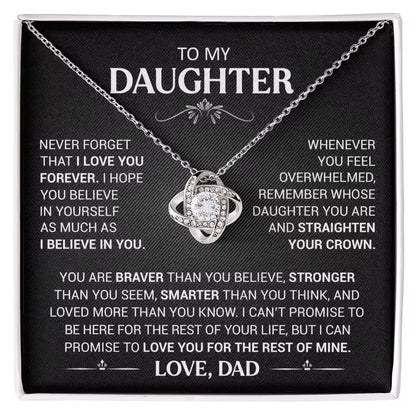 🩷 "To My Daughter" Necklace