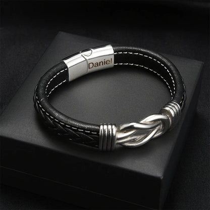 💓"Forever Connected" Son's Customized Bracelet + FREE Gift Box